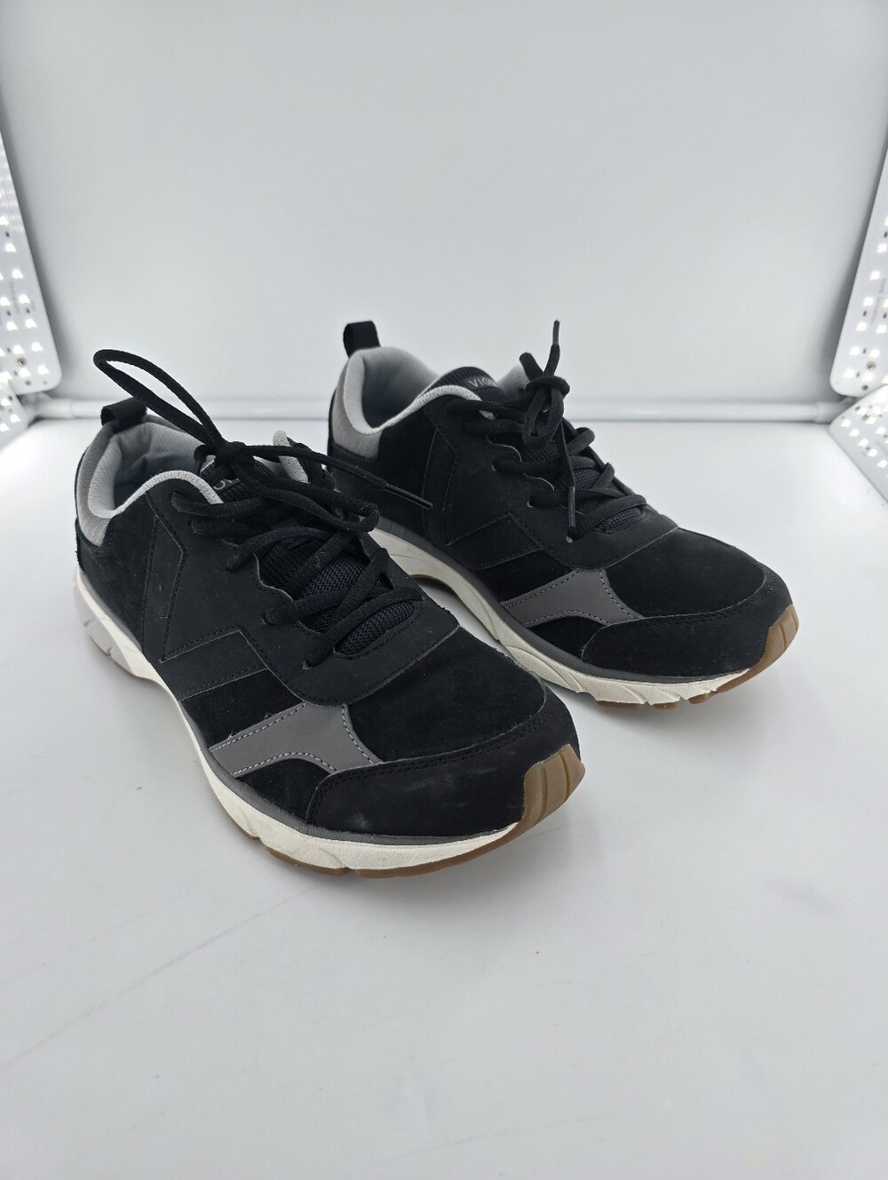 Vionic "Zanny" Ladies Black Suede Casual Sneakers